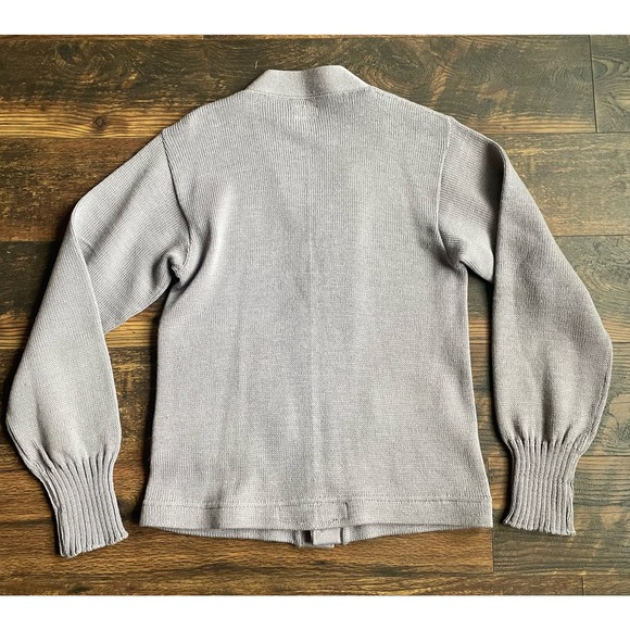 VTG McMillan Sans Knit Varsity Sweater Cardigan Worsted Wool Wrestling Grandpa - Picture 7 of 12